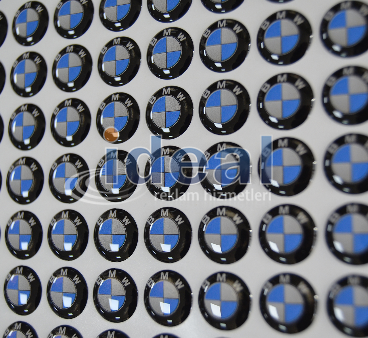 PVC Opak Damla Etiket
