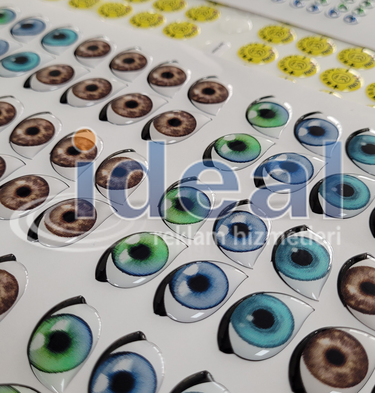 PVC Opak Damla Etiket